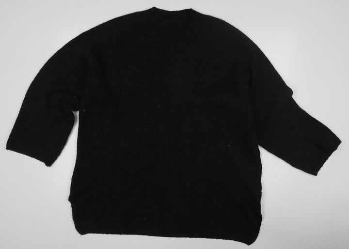 Pull & Bear Women's Black Pullover Jumper, Size 12