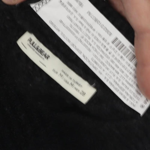 Pull & Bear Women's Black Pullover Jumper, Size 12