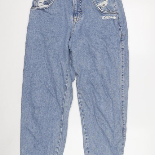 Pull & Bear Women's Blue Mom Jeans Size 8