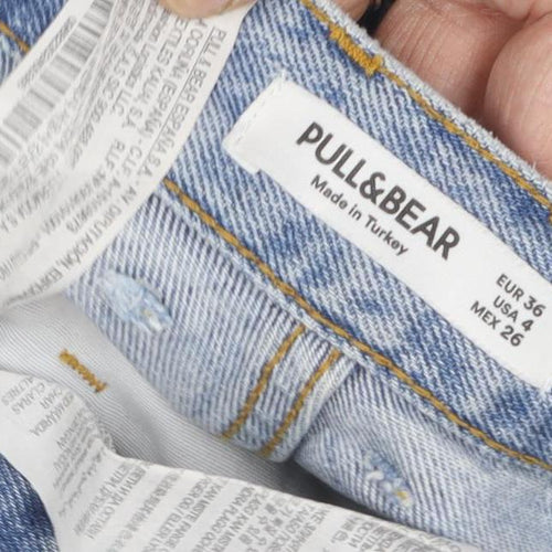 Pull & Bear Women's Blue Mom Jeans Size 8