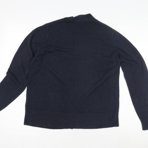 Marks and Spencer Women's Blue Open Front Cardigan M