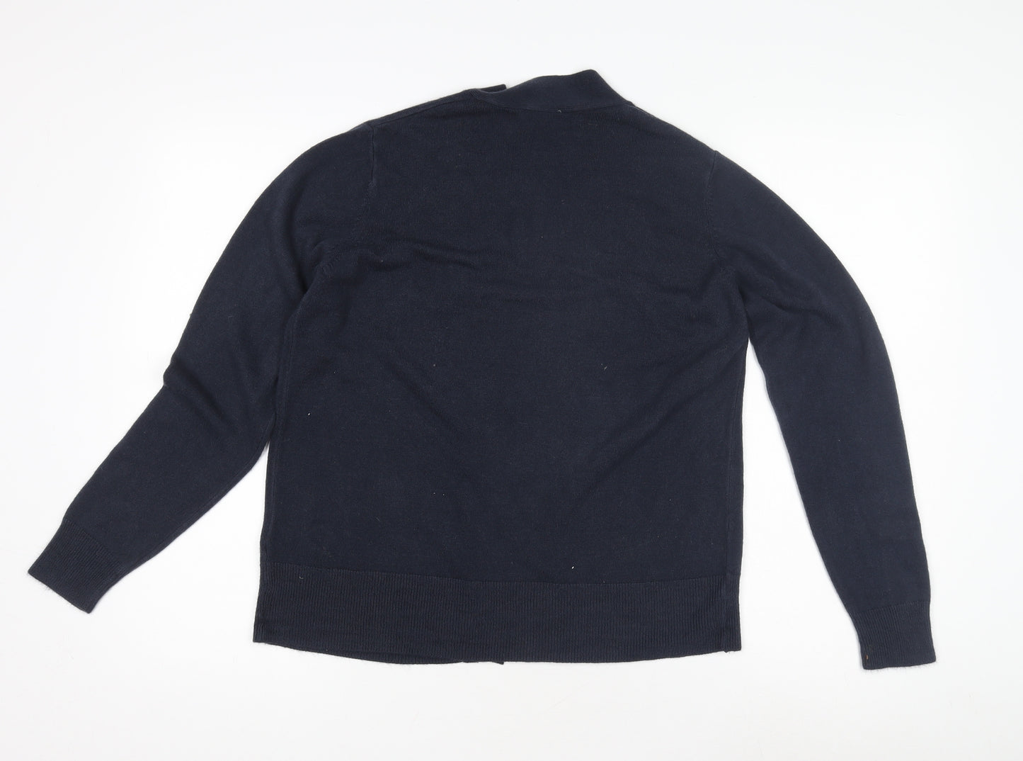 Marks and Spencer Women's Blue Open Front Cardigan M