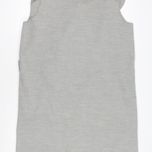 Zino Women's Grey Long Waistcoat, One Size