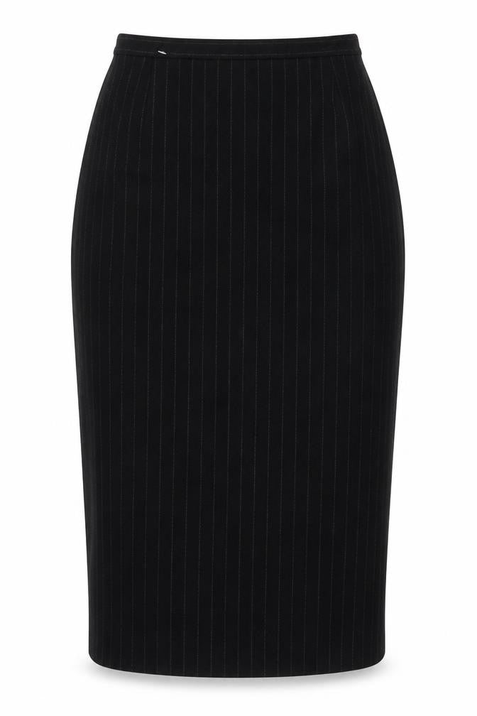 Front view of Anne Klein Women's Black Pencil Skirt, size 10