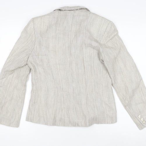 Kaliko Beige Linen Blazer Women's Size 10