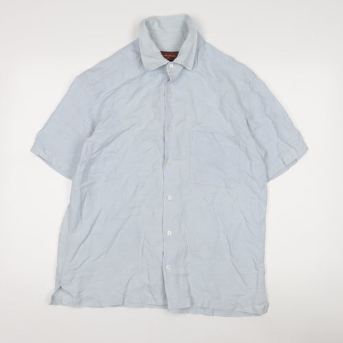 Men's Blue Casual Shirt by Inspired Fashions