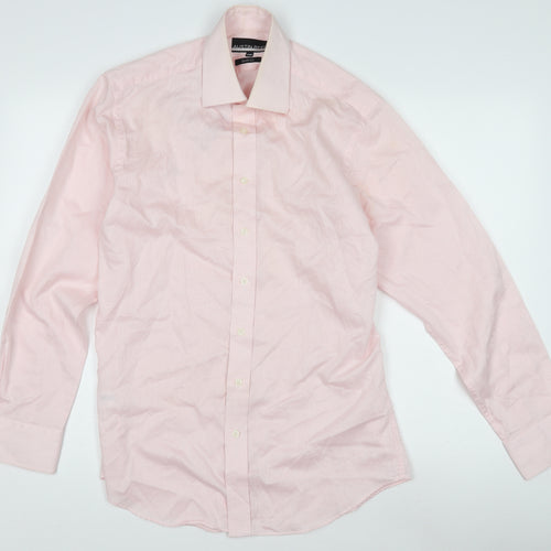 Austin Reed Men's Pink Dress Shirt 15.5 Regular Fit