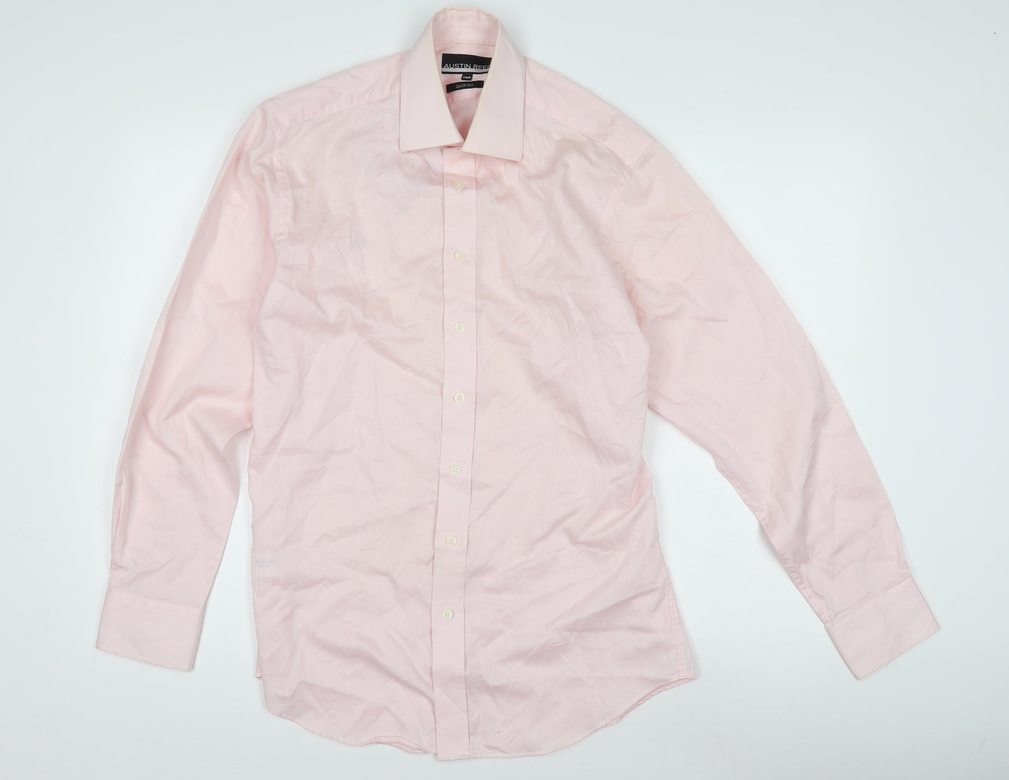 Austin Reed Men's Pink Dress Shirt 15.5 Regular Fit