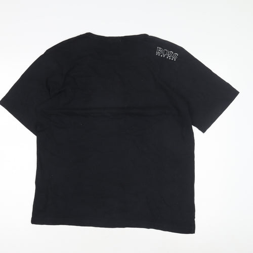 BOSS Men's Black XL T-Shirt Logo Short Sleeve