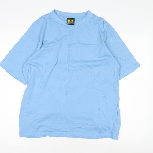 Mud Ice Gravel Men's Blue Medium Crew Neck T-Shirt