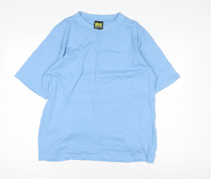 Mud Ice Gravel Men's Blue Medium Crew Neck T-Shirt