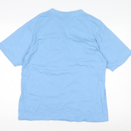 Mud Ice Gravel Men's Blue Medium Crew Neck T-Shirt
