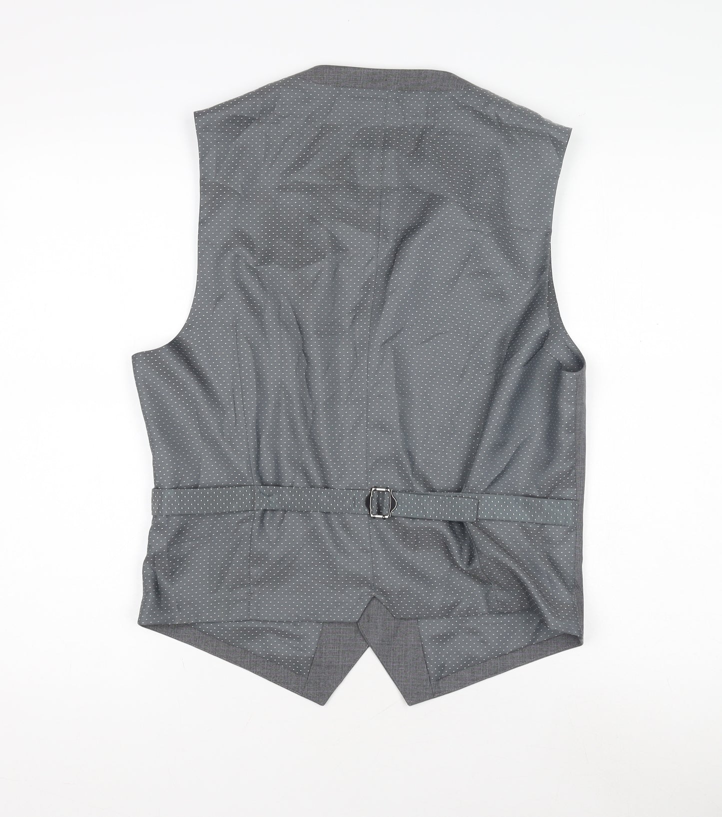 Burton Grey Men's Waistcoat Medium 38-40" Formal Wear