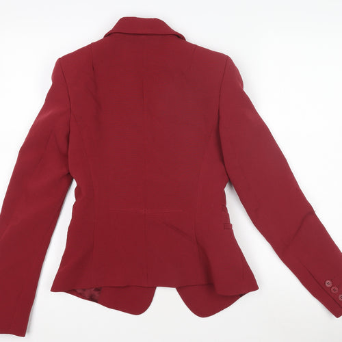Reiss Women's Red Slim Fit Blazer UK 8