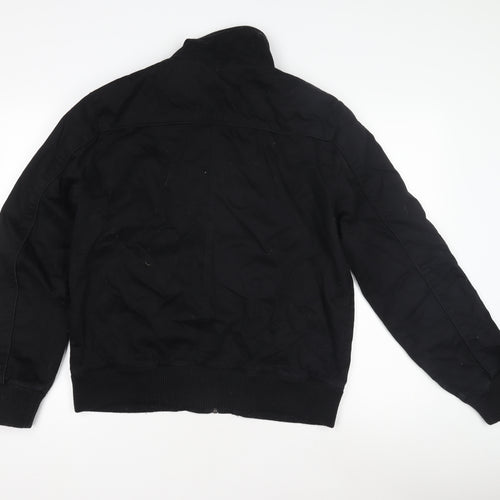 Topman Men's Black Military Jacket Size L