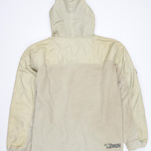 Bear USA Men's Beige Pullover Hoodie Medium