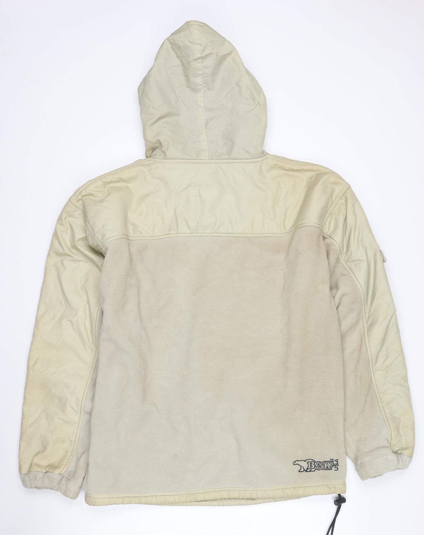 Bear USA Men's Beige Pullover Hoodie Medium