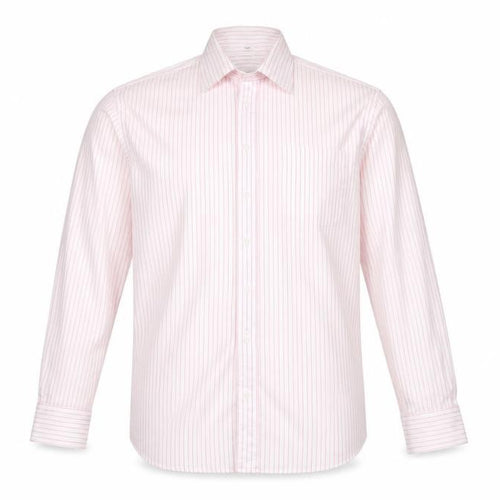 Baumler Pink Striped Men's Shirt, size 17.