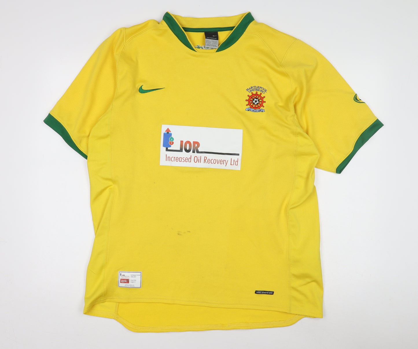 Nike Men's Yellow Football Jersey L