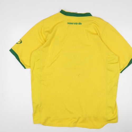 Nike Men's Yellow Football Jersey L