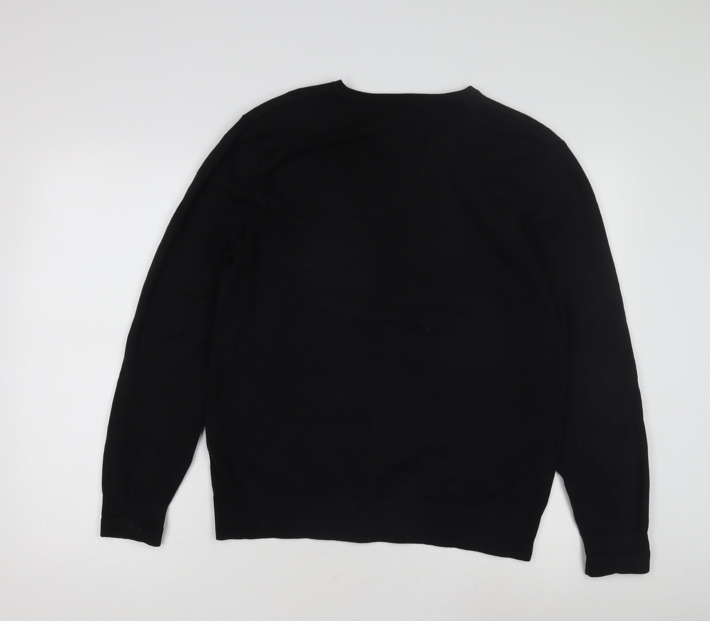 Burton Men's Black V-Neck Pullover Jumper Size M