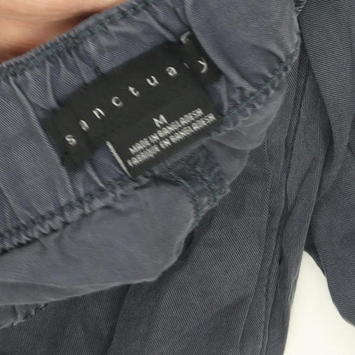 Sanctuary Blue Jogger Trousers Men Medium Elastic Waist