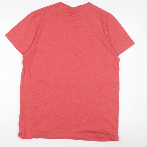 Coca-Cola Men's Red Christmas T-Shirt Size L