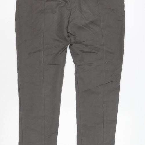 Oasis Grey Women's Trousers Size 12 Regular Fit