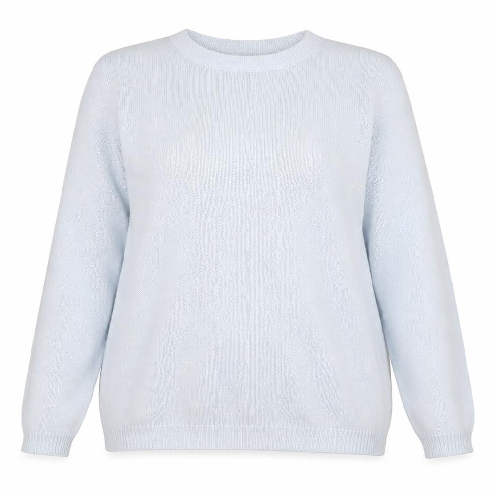 Front view of Marks & Spencer Women's Blue jumper, size 18