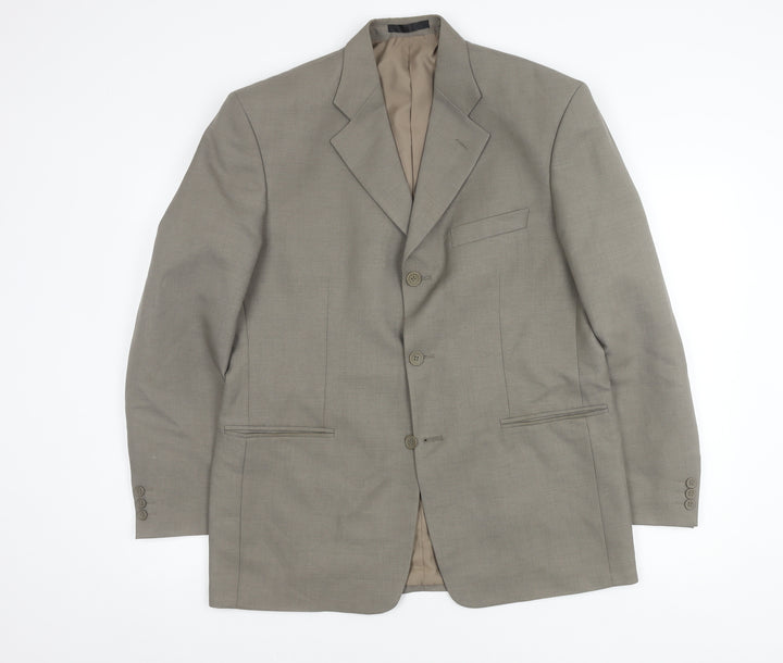 Savatini Men's Grey Blazer, Size 40