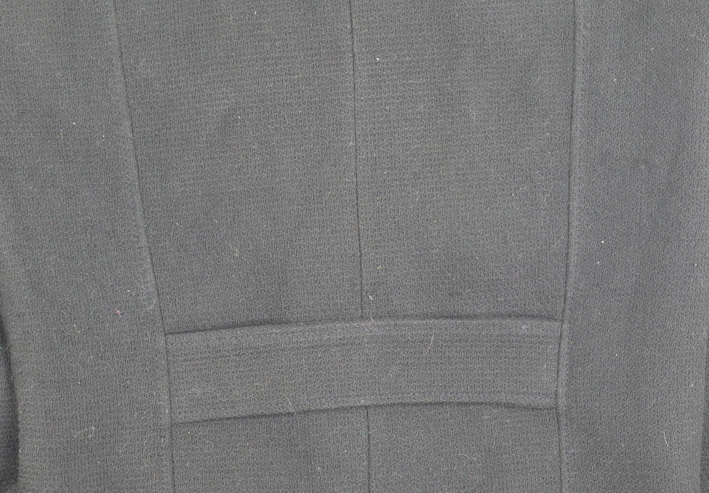 Next Women's Black Coat Size 8 with Polyester Blend