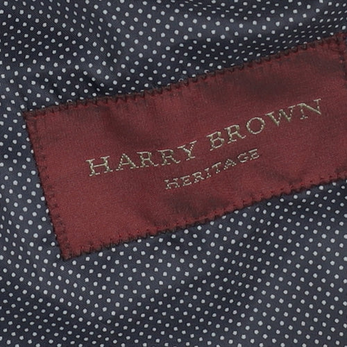 Harry Brown Grey Men's Blazer, Size 38R, Casual, Two-Button