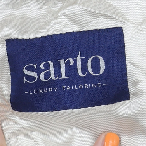 Sarto Men's Beige Camel Blazer M - Elegant Tailoring