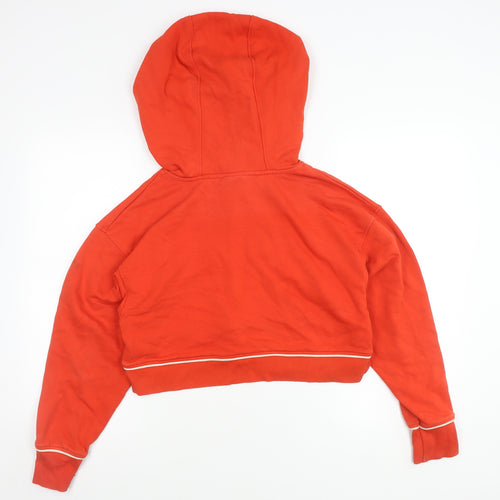 Ivy Park Women's Orange Pullover Hoodie 2XS - Relaxed Fit