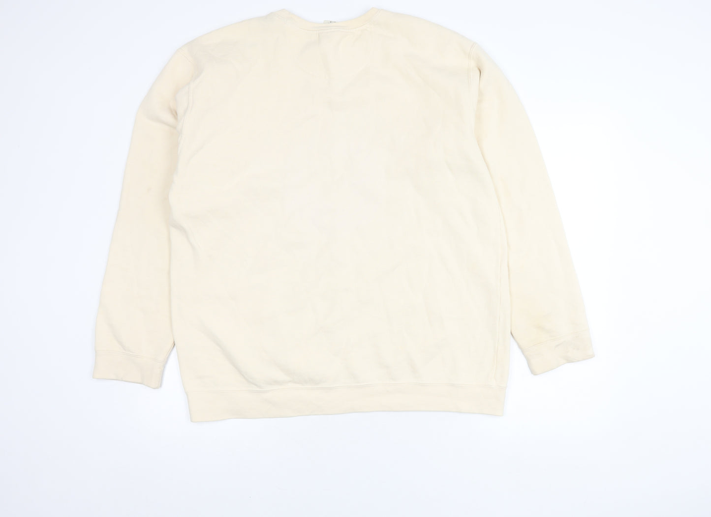 Comfort Colors Unisex Beige L Pullover Sweatshirt