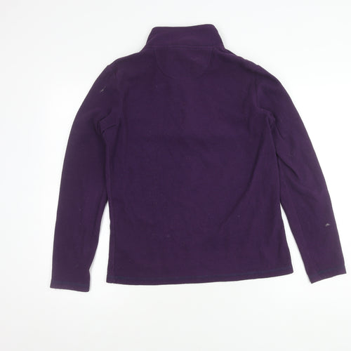 Peter Storm Women’s Purple Fleece 1/2 Zip Sweatshirt Size 12