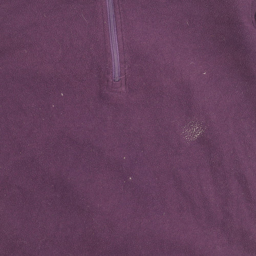 Peter Storm Women’s Purple Fleece 1/2 Zip Sweatshirt Size 12