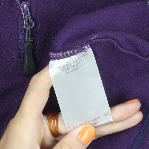 Peter Storm Women’s Purple Fleece 1/2 Zip Sweatshirt Size 12