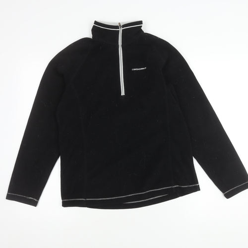 Craghoppers Women's Black Fleece Sweatshirt Size 10
