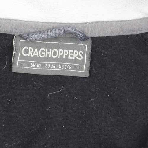 Craghoppers Women's Black Fleece Sweatshirt Size 10