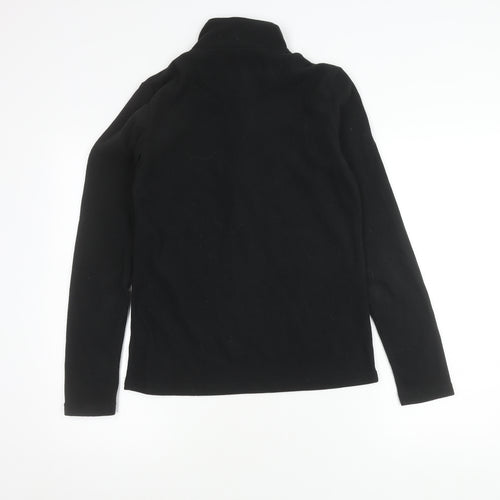 Peter Storm Women's Black Fleece Zip Sweatshirt Size 10