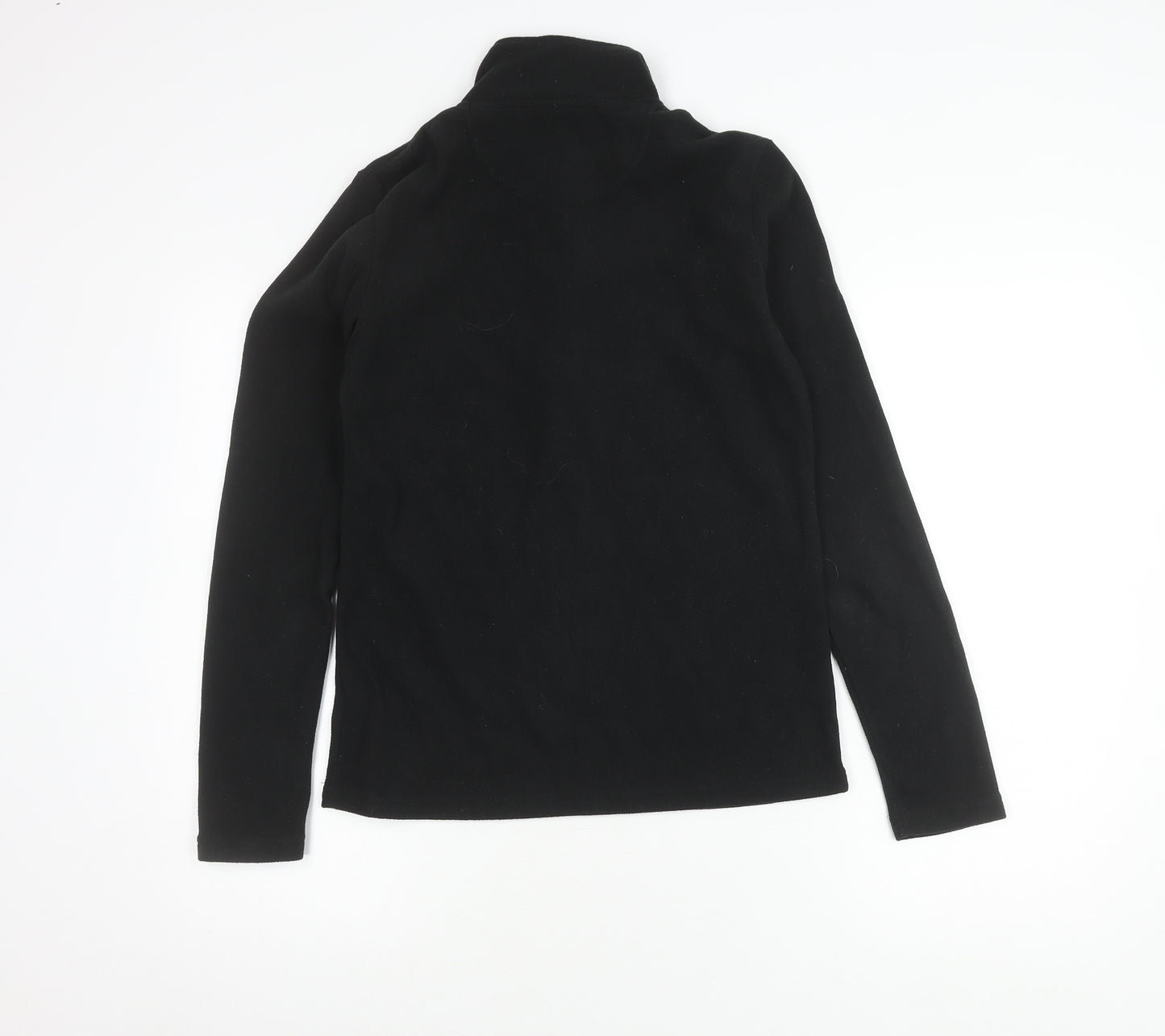 Peter Storm Women's Black Fleece Zip Sweatshirt Size 10