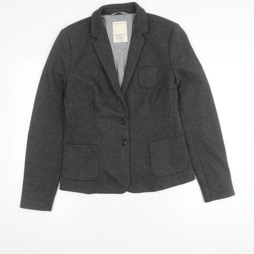Esprit Women's Grey Blazer Size 14 Two-Button