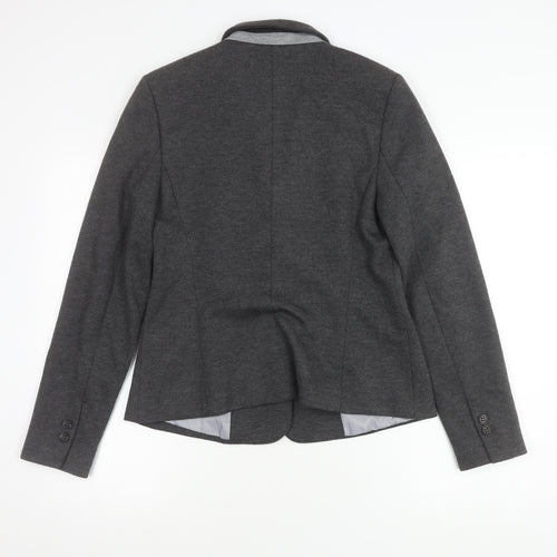 Esprit Women's Grey Blazer Size 14 Two-Button