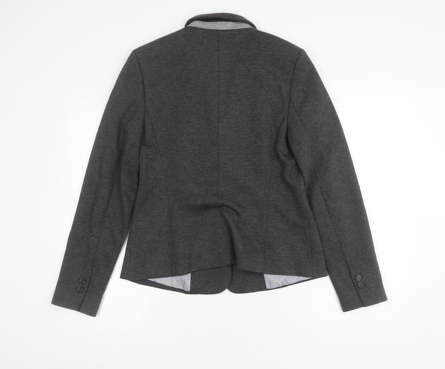 Esprit Women's Grey Blazer Size 14 Two-Button
