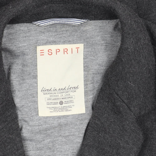 Esprit Women's Grey Blazer Size 14 Two-Button
