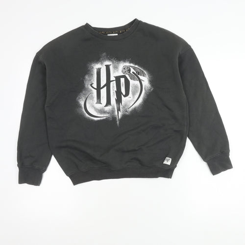 H&M Boys Black Harry Potter Pullover Sweatshirt 11-12 Years