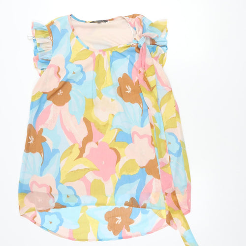 Bonmarché Women's Floral Multicoloured Sleeveless Top