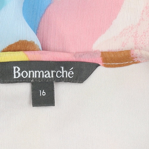 Bonmarché Women's Floral Multicoloured Sleeveless Top