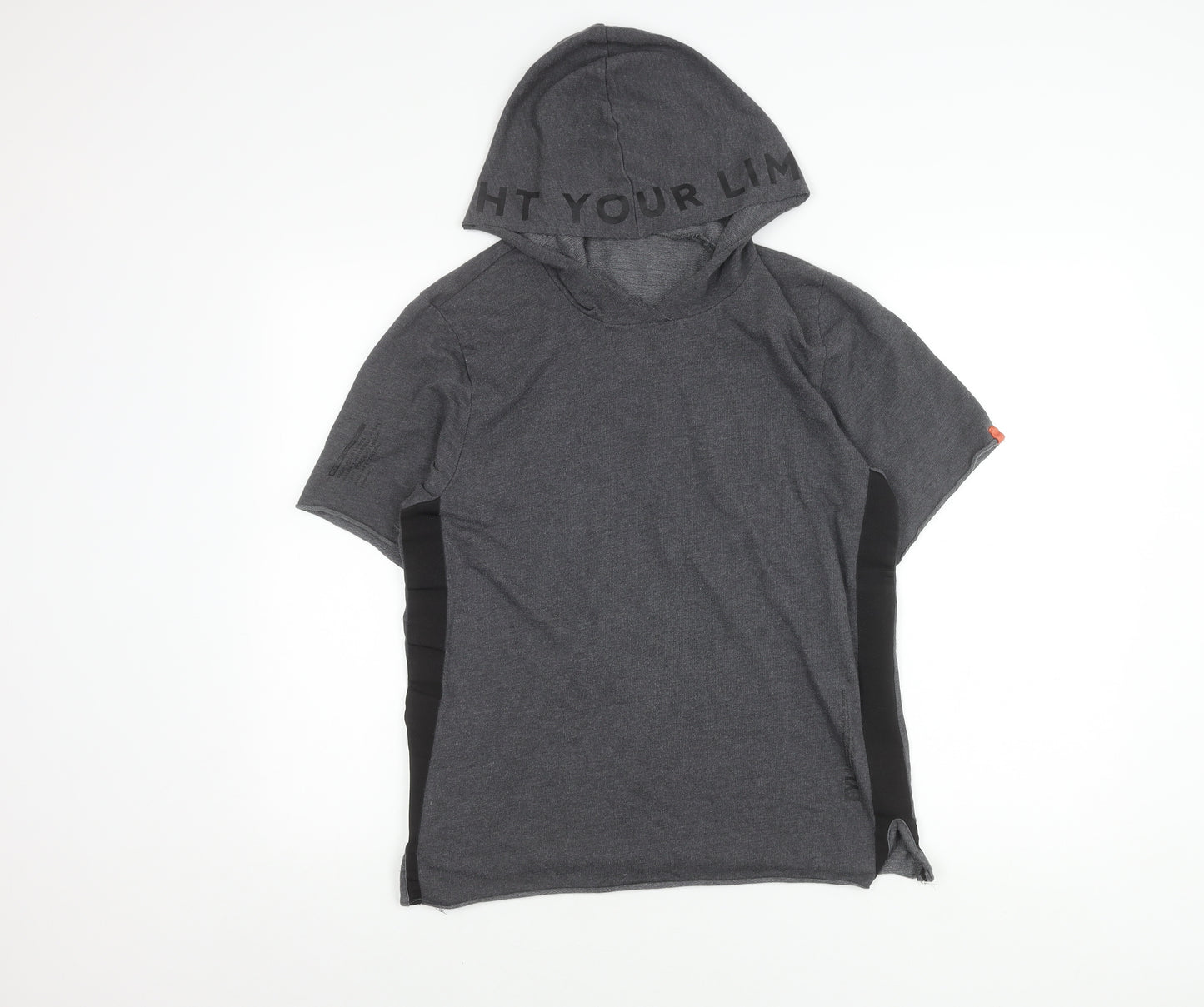 Decathlon Men's Grey Pullover Hoodie, L, Hooded